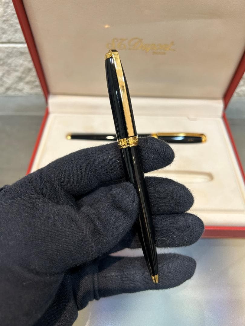 S.T.Dupont エステーデュポン 14K 万年筆 ボールペン セット 美品