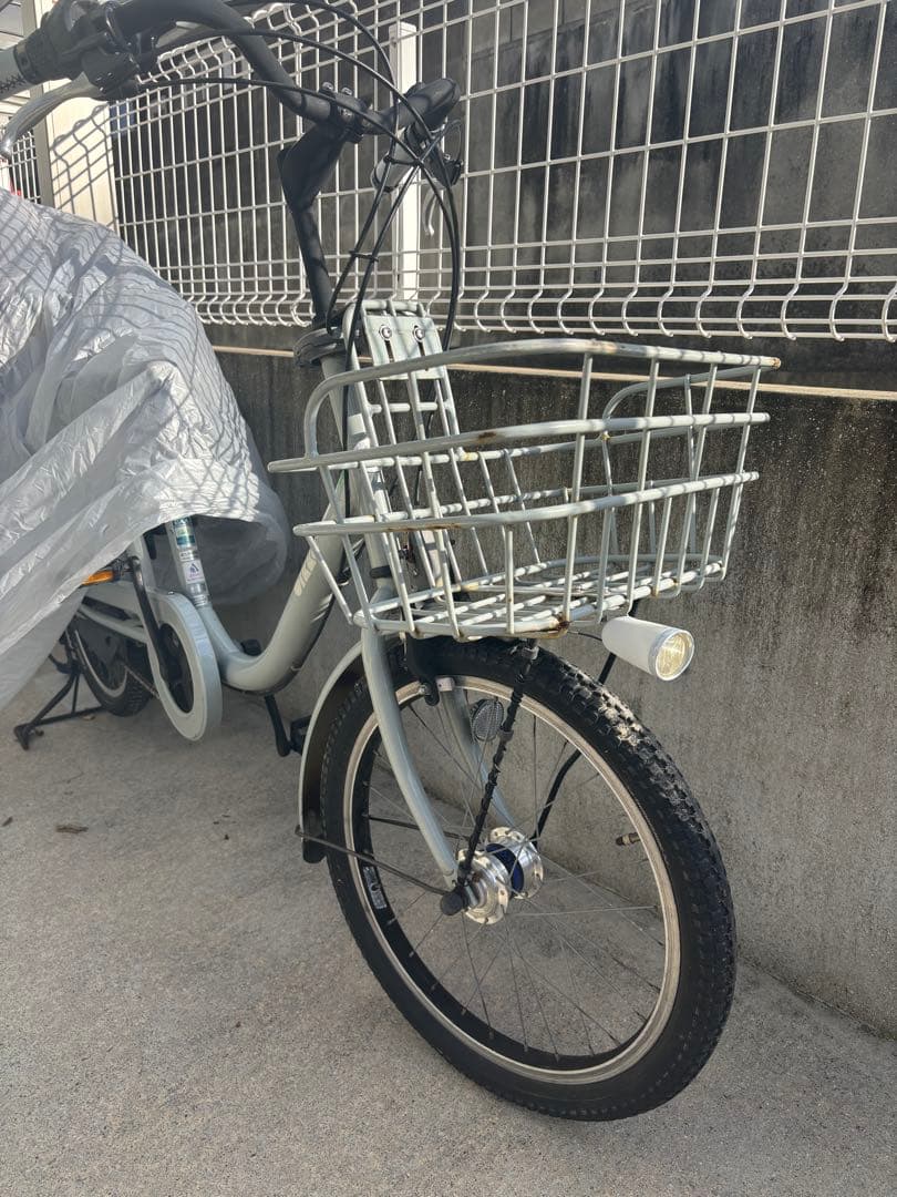 （広島　直接引渡のみ）非電動　ビッケモブ　リアチャイルドシート付　ブルーグレー