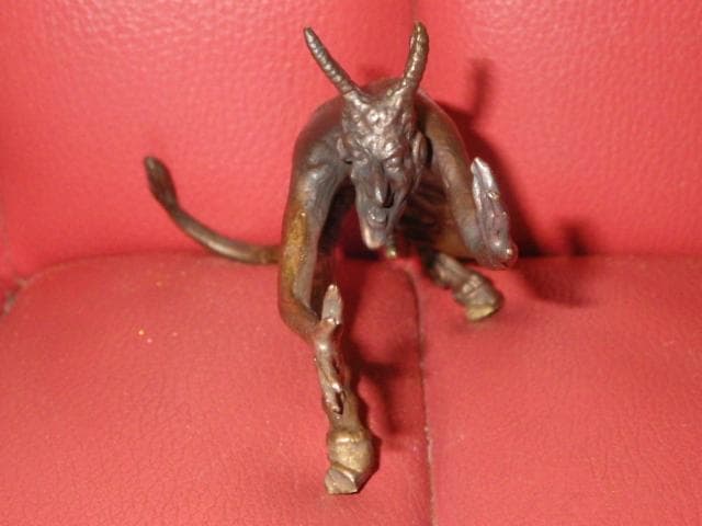 デビル★オブジェ★置物★アート★悪魔★サテュロス★真鍮★ビンテージ★アート★エロ