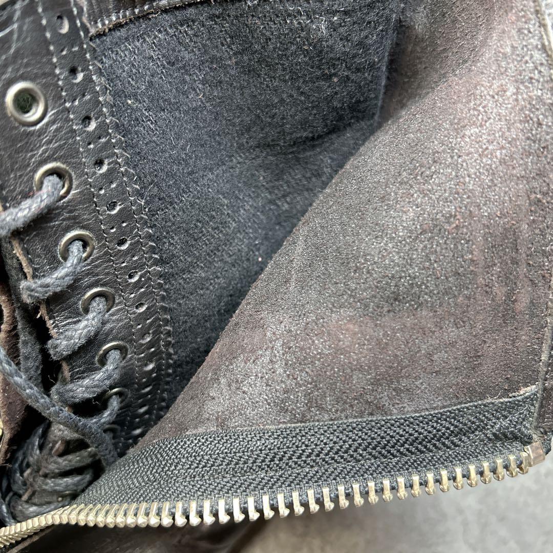 【alfredo BANNISTER】zip work boots/Y2K/2層