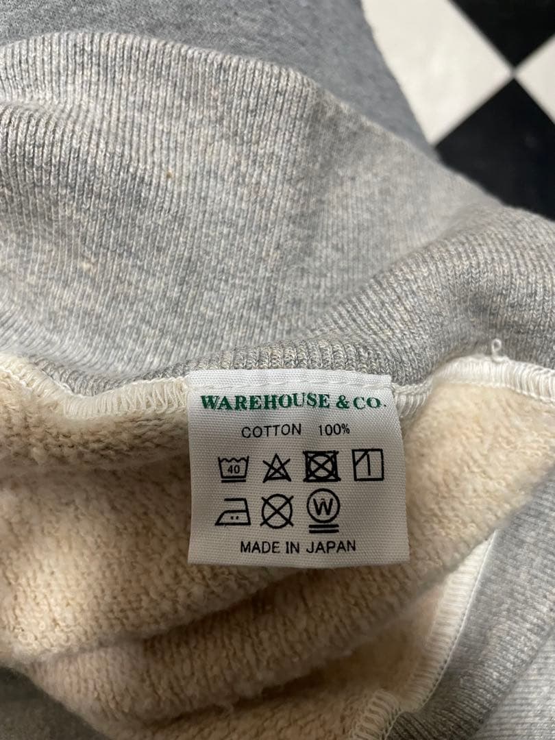 美品　ウエアハウス　両Vスウェット　サイズ40