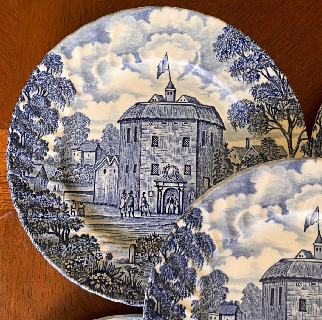 【英国ビンテージ】リッジウェイ★シェイクスピアカントリー★プレート5枚