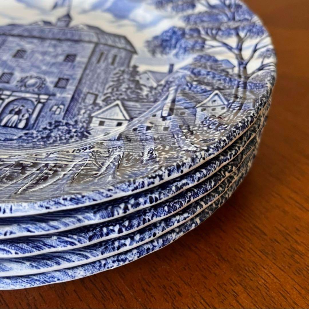 【英国ビンテージ】リッジウェイ★シェイクスピアカントリー★プレート5枚