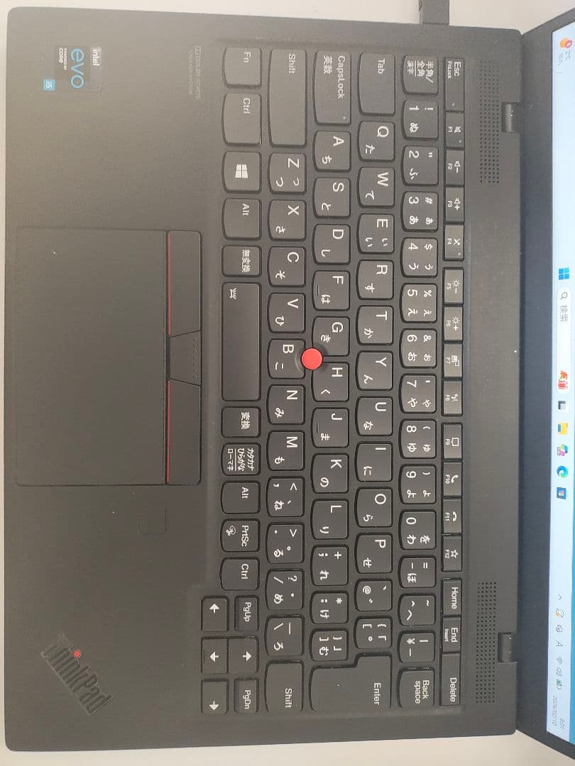 11世代i5 X1 nano gen1 16G ノークレーム取引