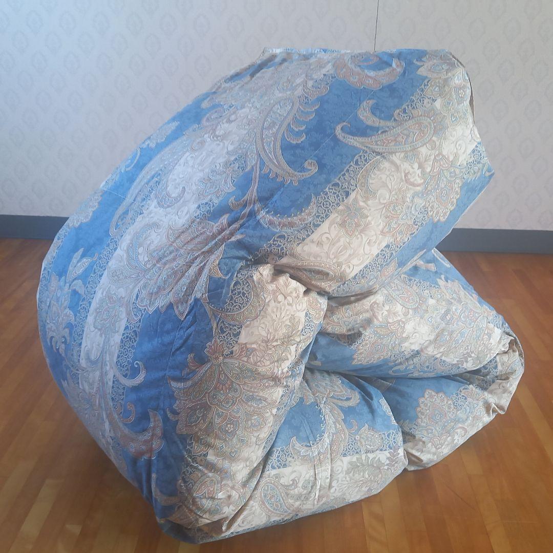 羽毛布団 増量 SDGS リフレッシュ羽毛 高密度生地 清潔 安心 日本製B⑧