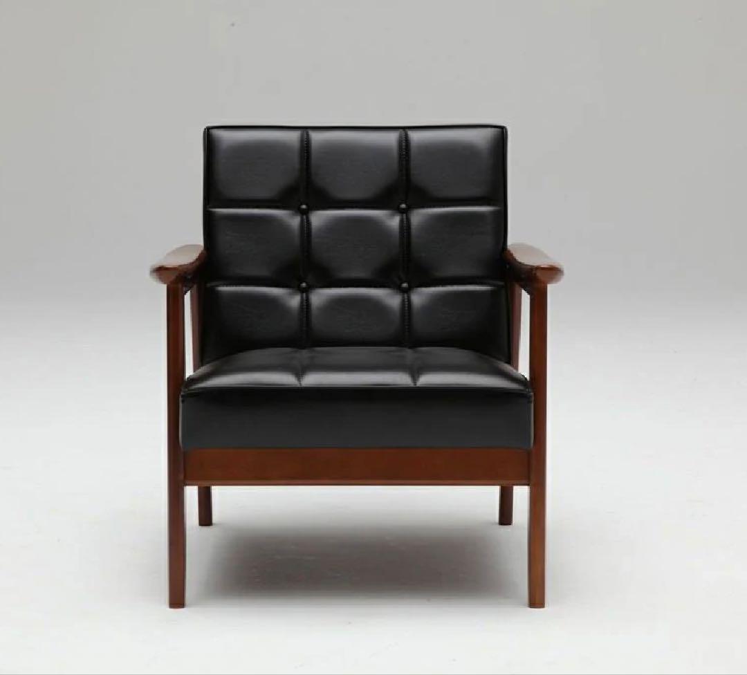 カリモク60 Kチェア1シータースタンダードブラック（ウォールナット色塗装）