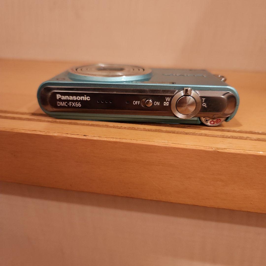 Panasonic DMC-FX66 水色 コンパクトデジタルカメラ