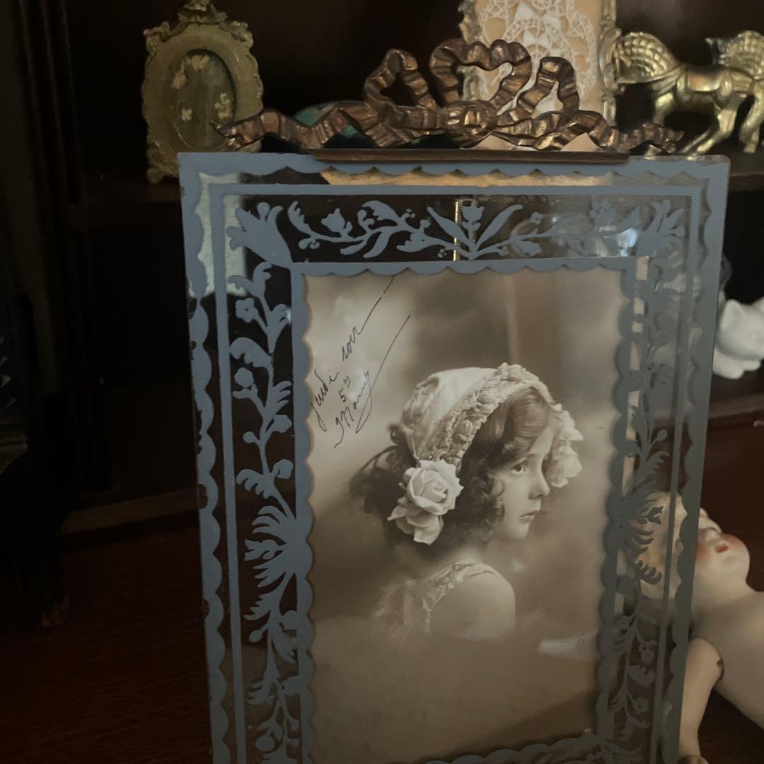 フランスアンティークフォトフレーム　フランスアンティークフォトスタンド