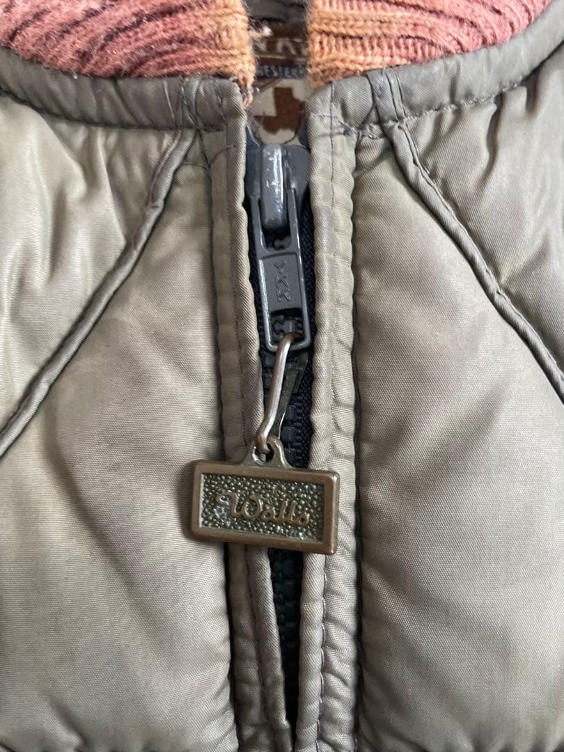 【USA製】Walls キルティングジャケット ウェスタンヨーク 希少 ダック地