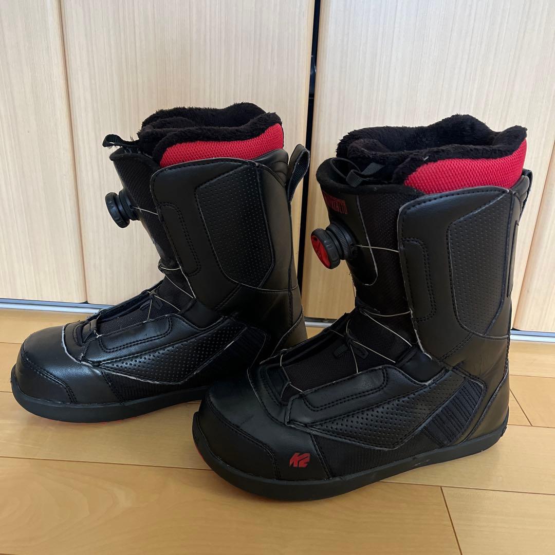 K2 スノーボードブーツ ブラック/レッド 28cm