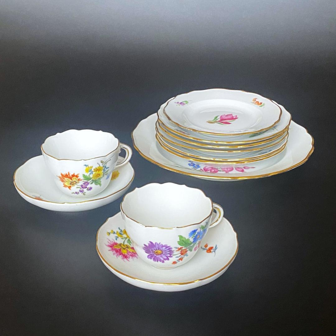 【美品】マイセン★Meissen Cross Swords★ティーセット