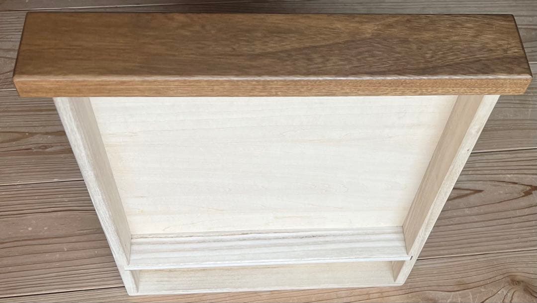 楠 天然無垢 デスク リボス社塗装 学習机 橋詰家具製 ラスク 110cm