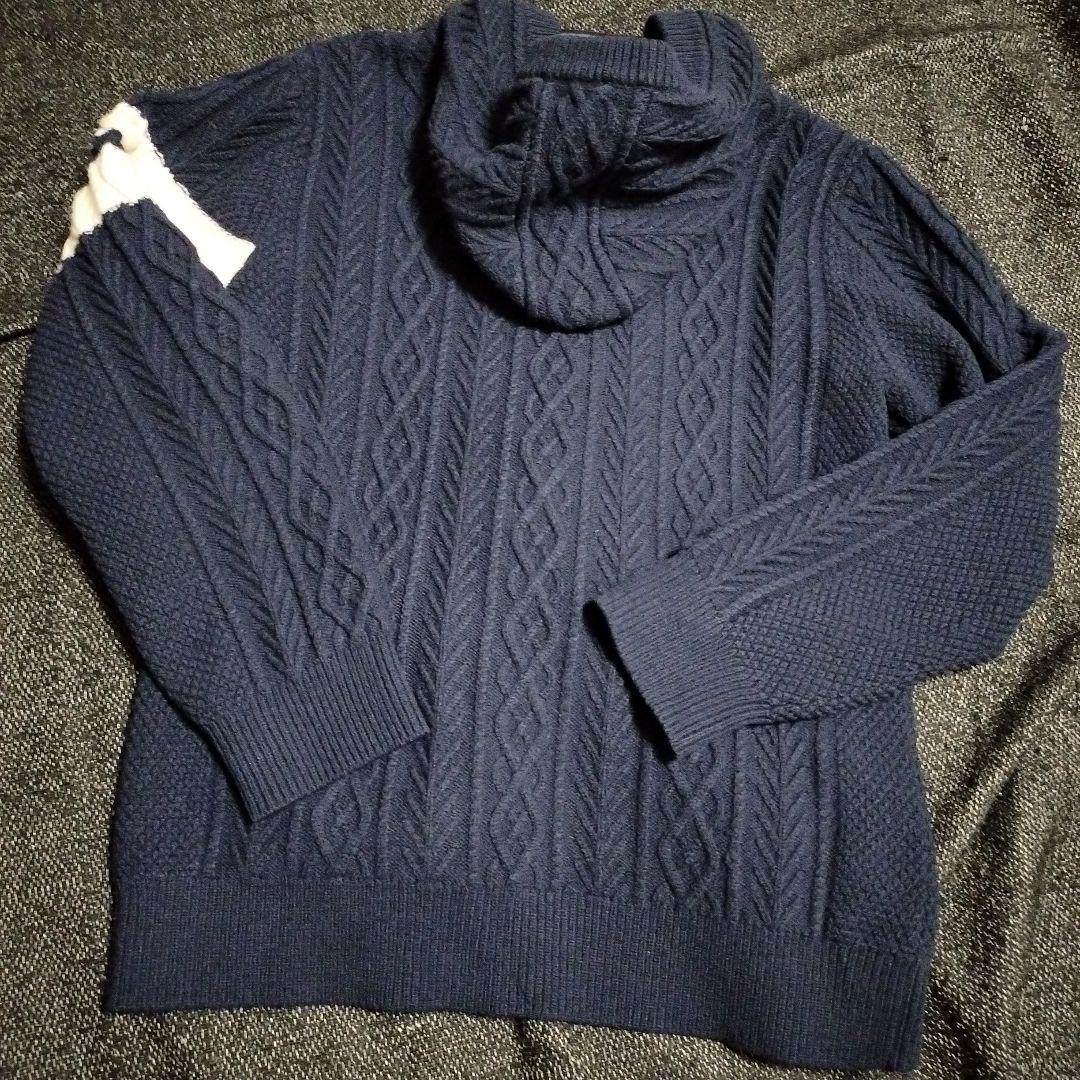 【お取り置き】BLACK LABELCRESTBRIDGE ケーブルニット3