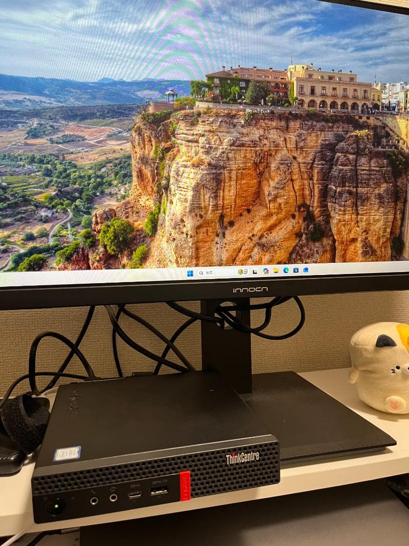 Lenovo M720q i5第9世代WX3100グラボ16GB RAM SSD