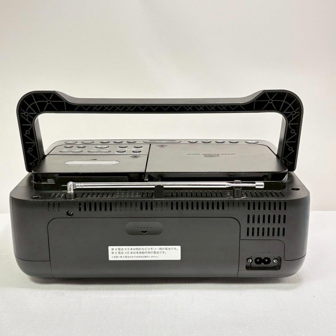 ソニー CDラジオカセットレコーダー CFD-S401 カラオケ機能搭載ブラック