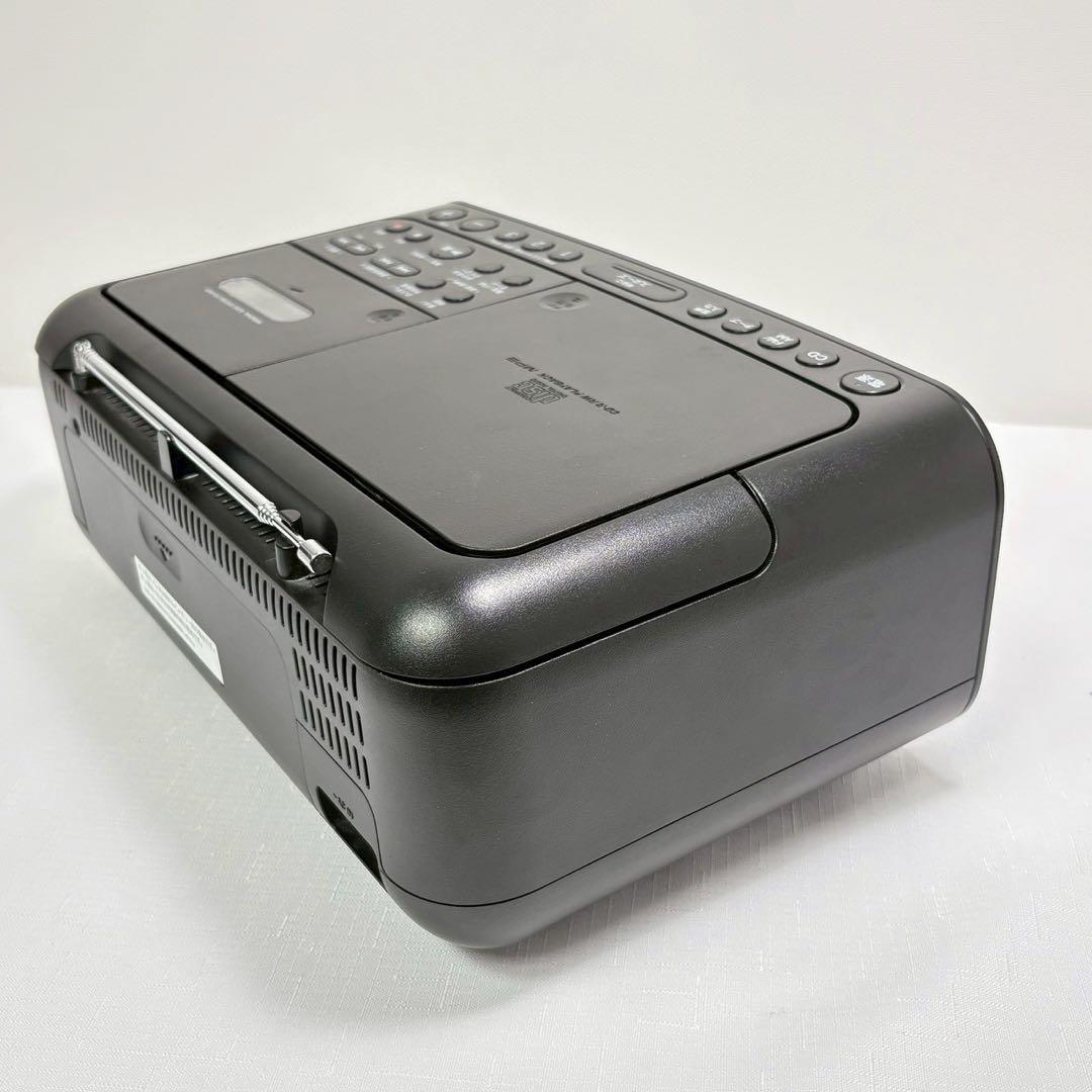 ソニー CDラジオカセットレコーダー CFD-S401 カラオケ機能搭載ブラック