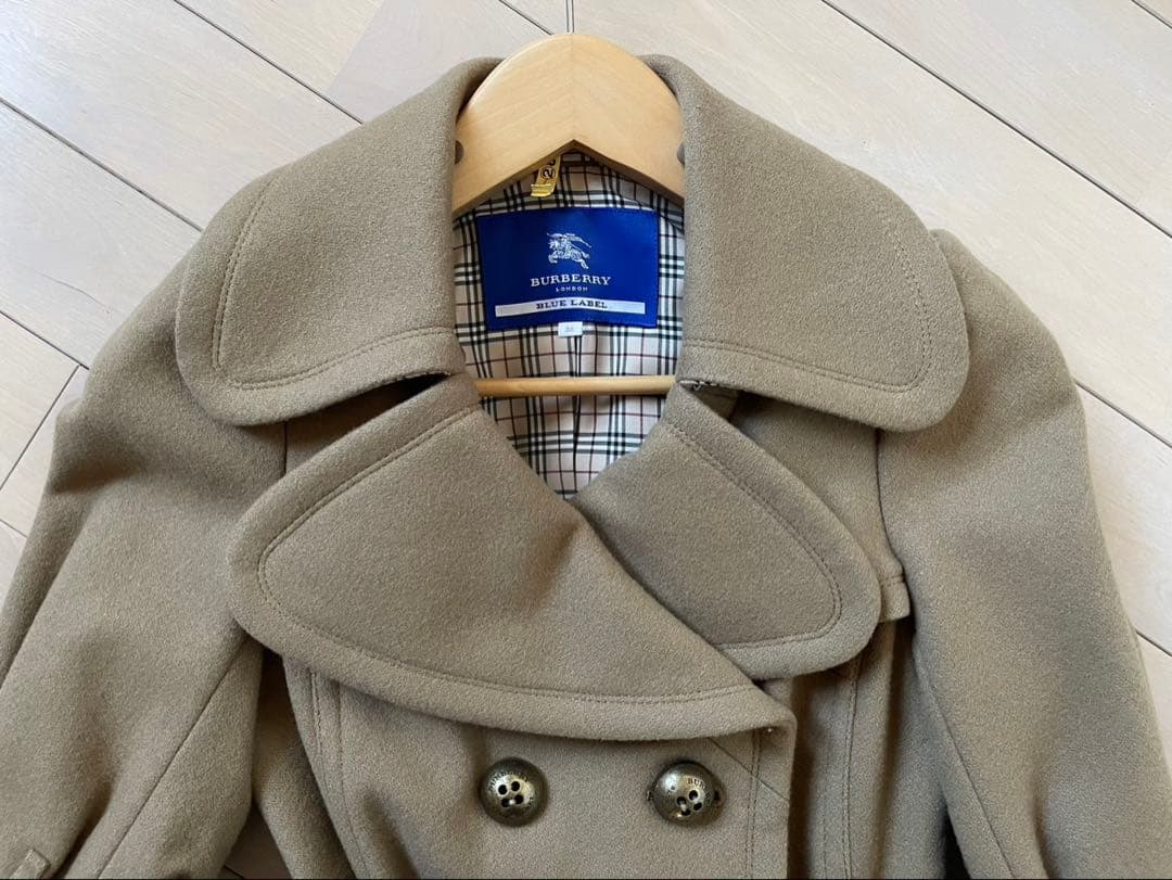 美品 BURBERRY BLUE LABEL バーバリー コート