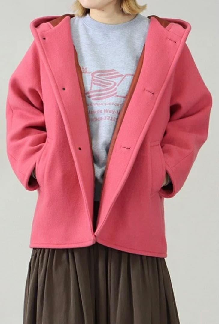 ⭐︎Mariko【新品タグ付き】ルメランジュ　ウールコート　ピンク