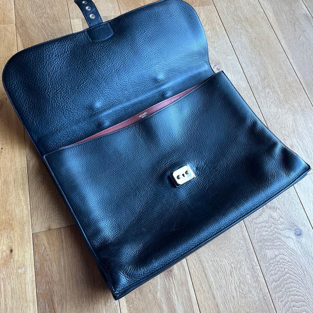 最終値下げ、HERMES サックアデペッシュ ビジネスバッグ