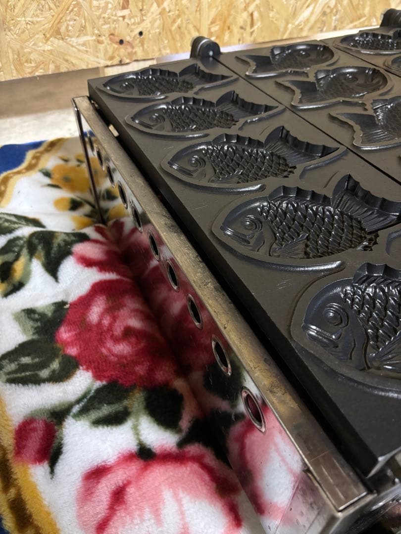 たい焼き器★天然ガス★5×2連★業務用器具★厨房器具★動作未確認