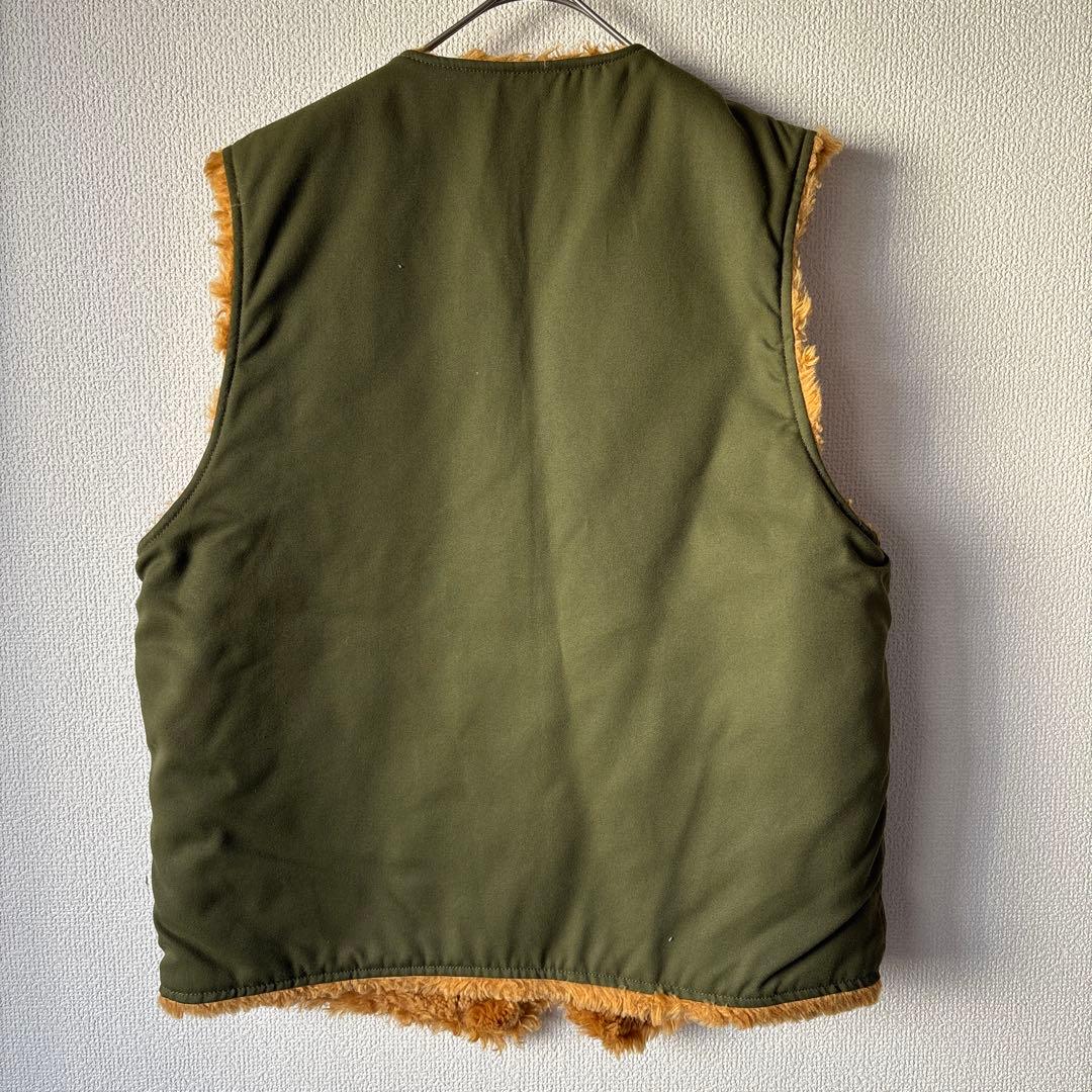 【ガーメンツ】 S♪ ネペンテス メンズ リバーシブル ベスト グリーン