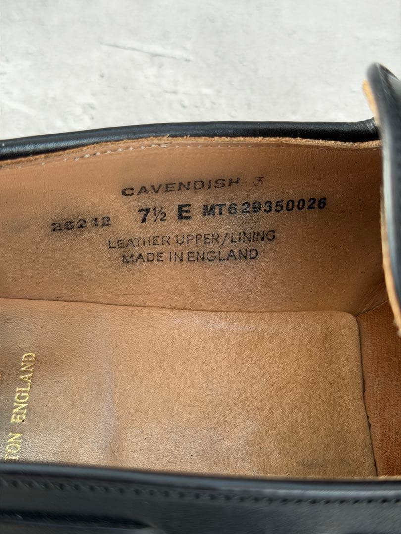 ゆ*も様 Crockett&Jones CAVENDISH3ブラック7.5h シ