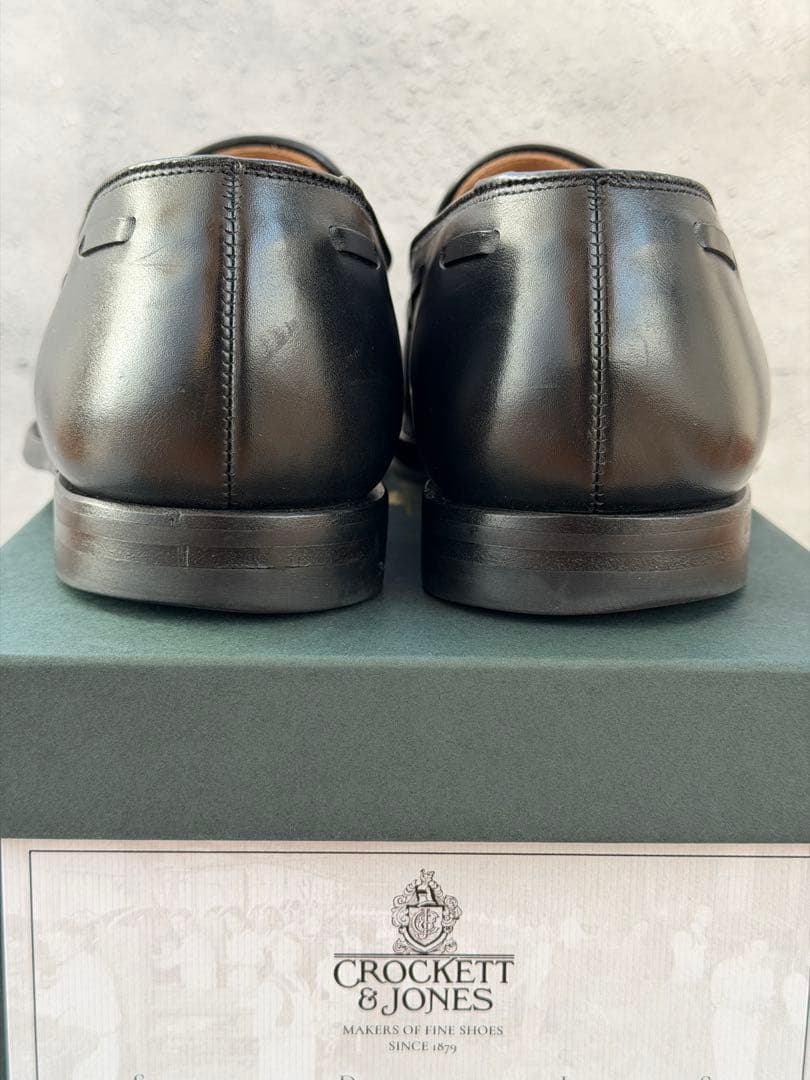 ゆ*も様 Crockett&Jones CAVENDISH3ブラック7.5h シ