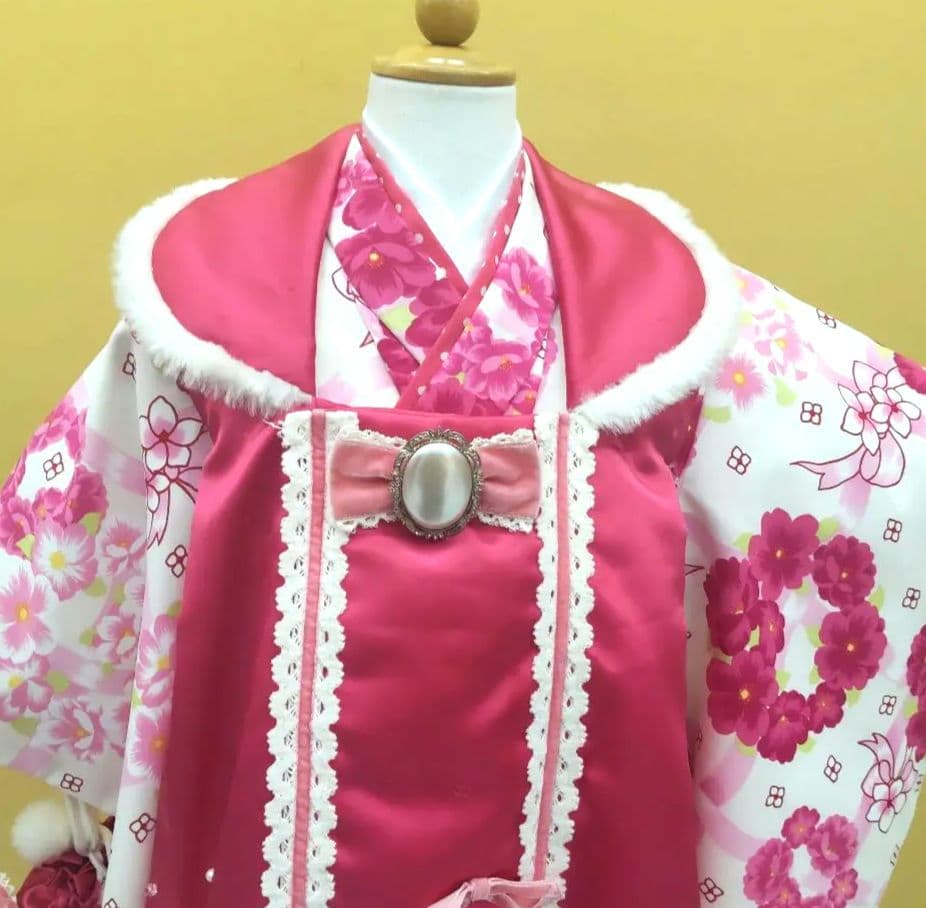 ○七五三○七五三着物○着物○3歳○女の子○キッズ着物○被布○被布セット○3歳着物