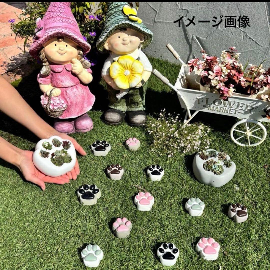 ꕥ多肉寄せ植えꕥお眠り中白猫ちゃん＆ハウスオブジェ付き