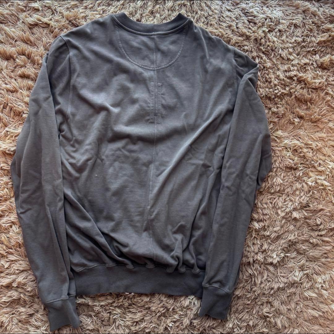 【美品】リックオウエンス ダークシャドウ クルーネック スウェット L ダスト