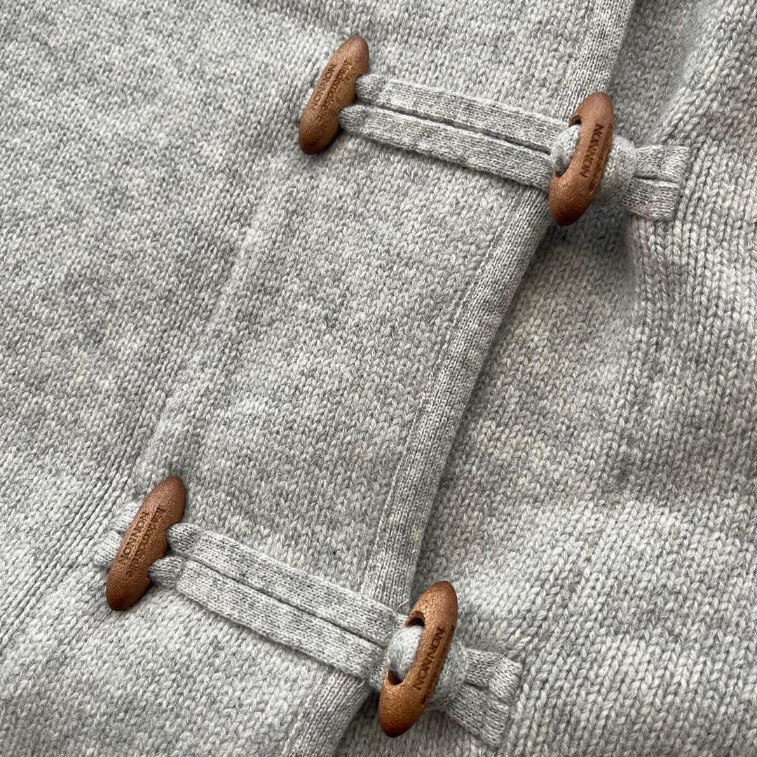 未使用 マドモアゼルノンノン 日本製 ニットコート ウール パパス