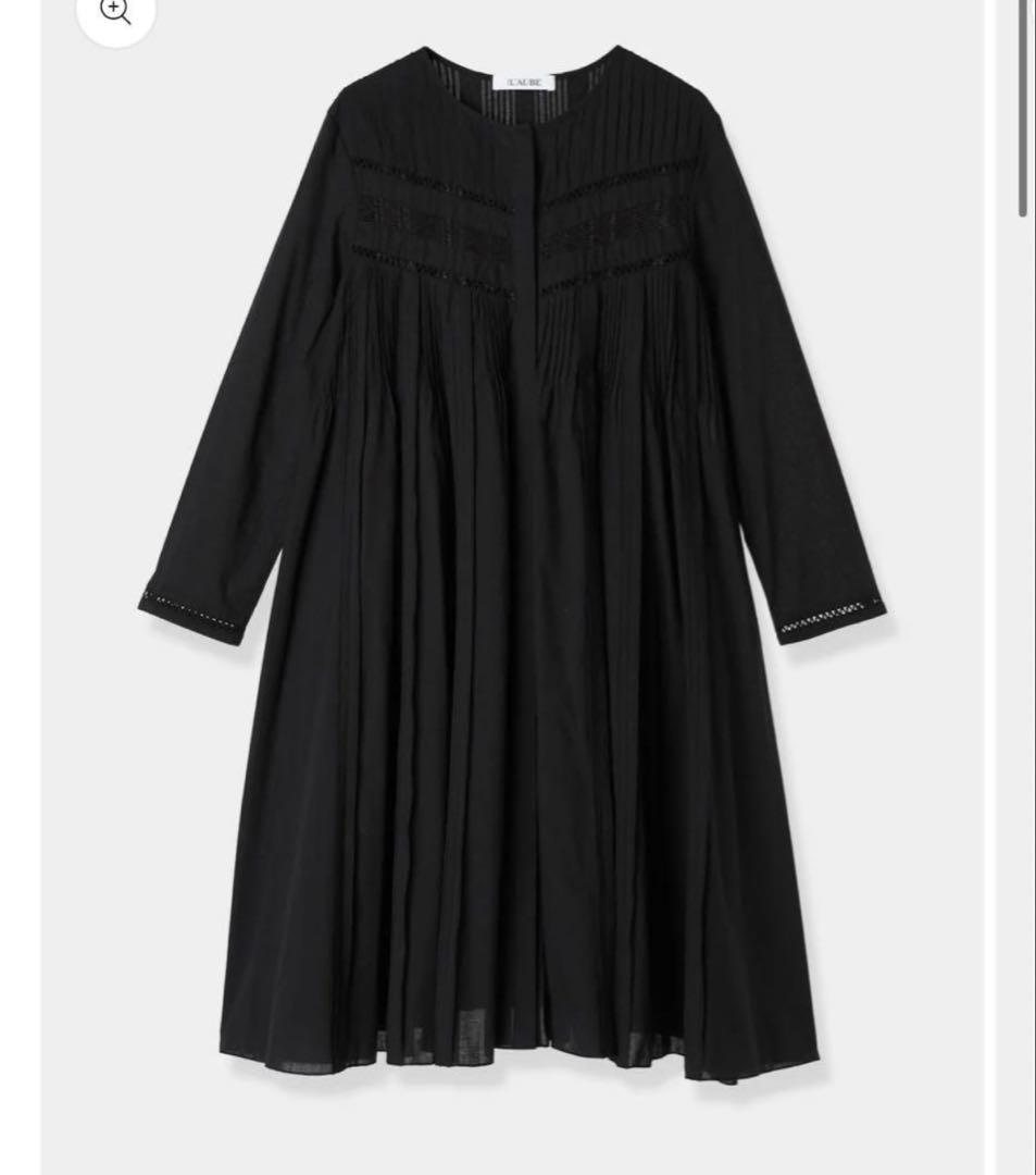 ワンピース laubeblanc Pin-tuck Lace Mini Dress