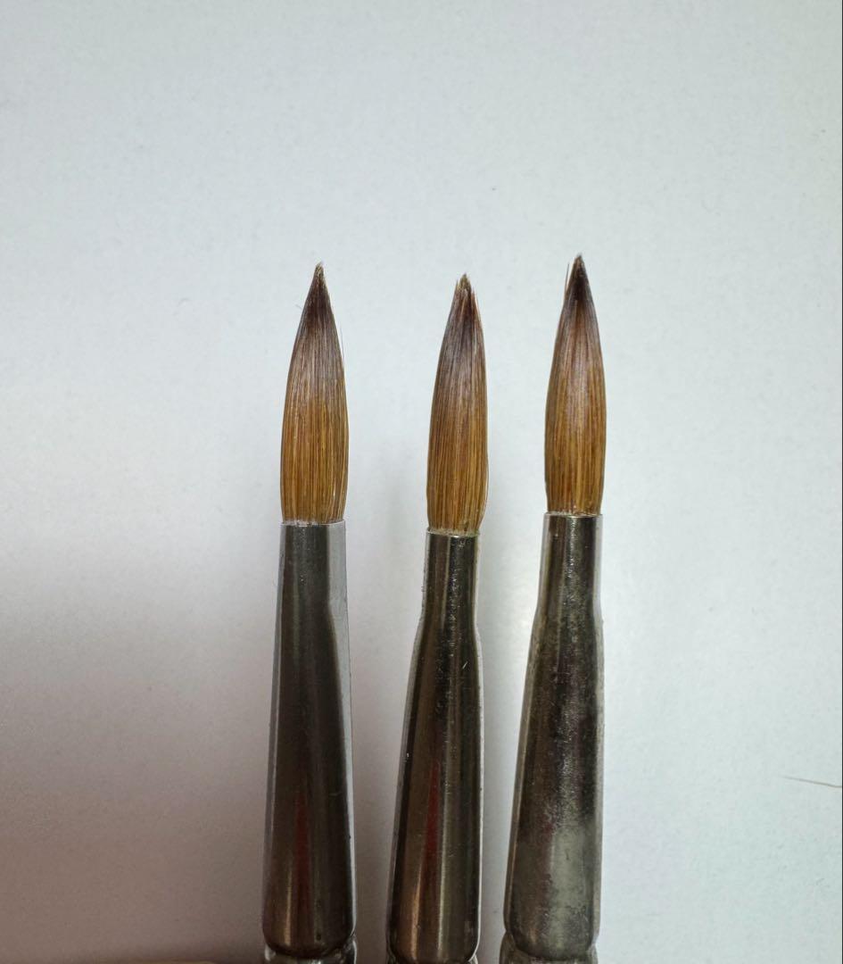 アクリルスカルプチュアブラシ　Impact M-STYLE 3本セット