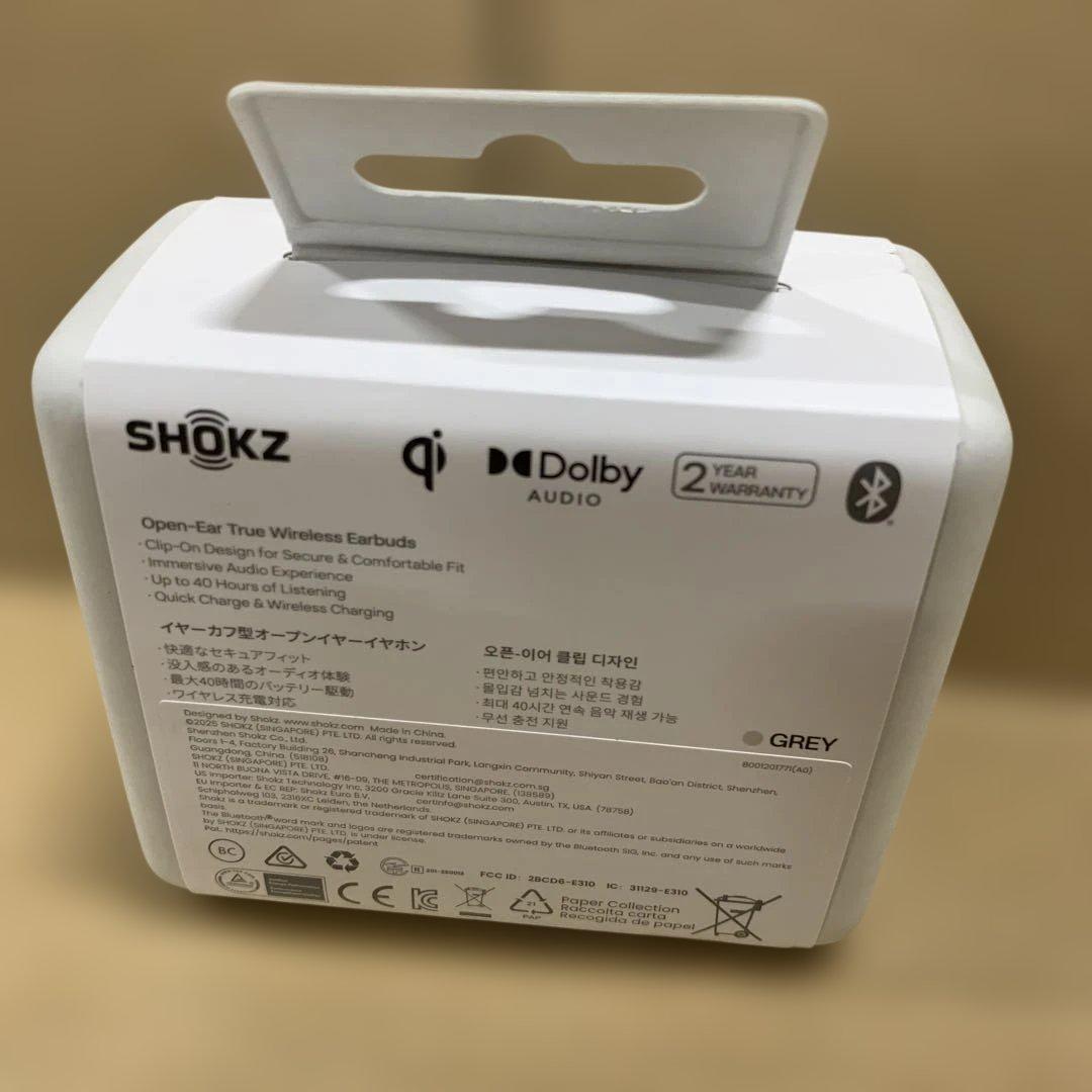 新品未開封　SHOKZ OPENDOTS ONE グレー