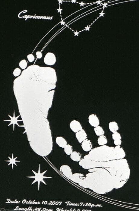 赤ちゃん メモリアルフレーム 手型 足型  フォトフレーム 記念品 内祝い