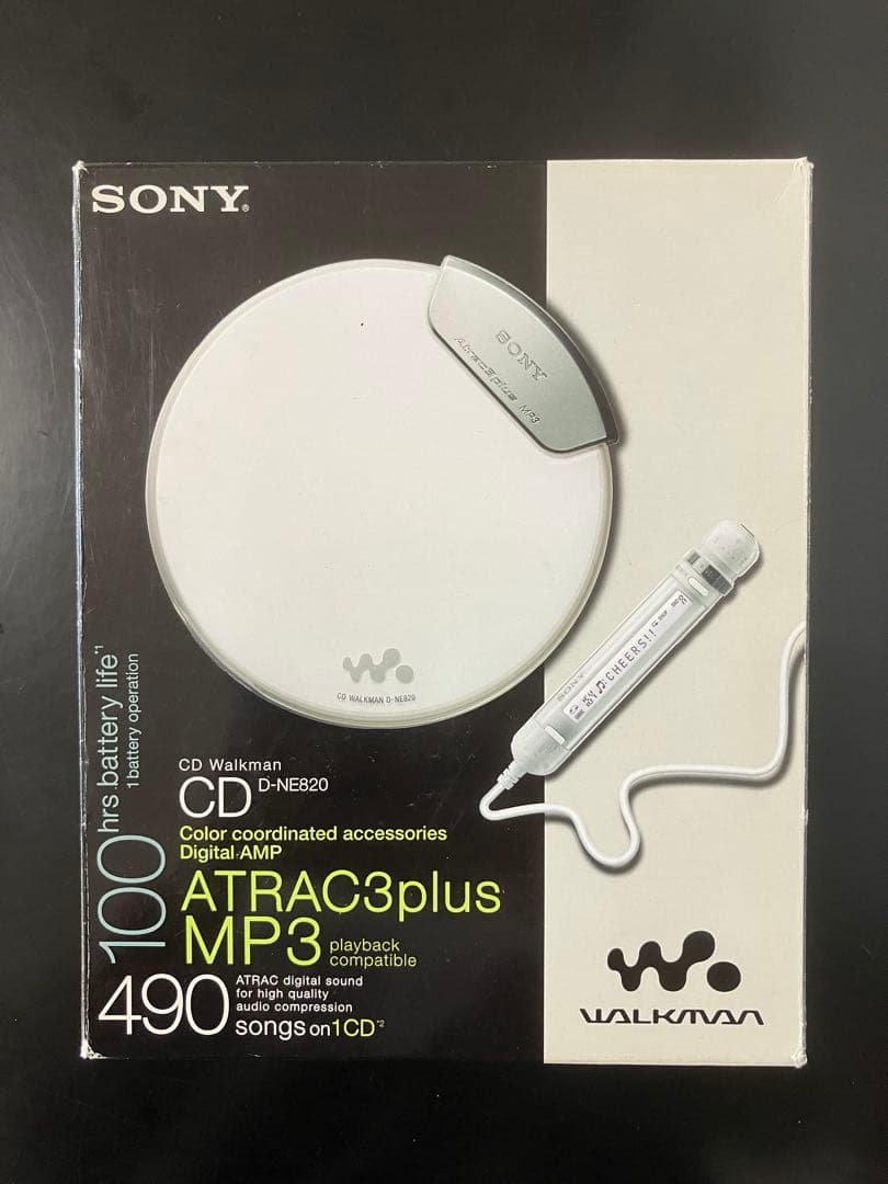 楽一番公式アカウント01　SONY CDウオークマン(D-NE820) 白