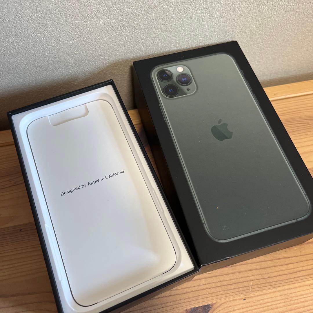 バッテリー100%超美品！iPhone11 Pro 64GBミッドナイトグリーン