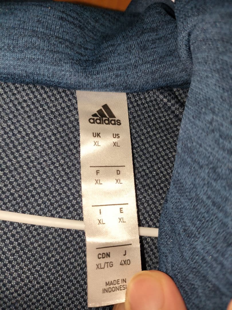 レアル・マドリード 19/20 ZNE フーディジャケット ネイビー XLサイズ