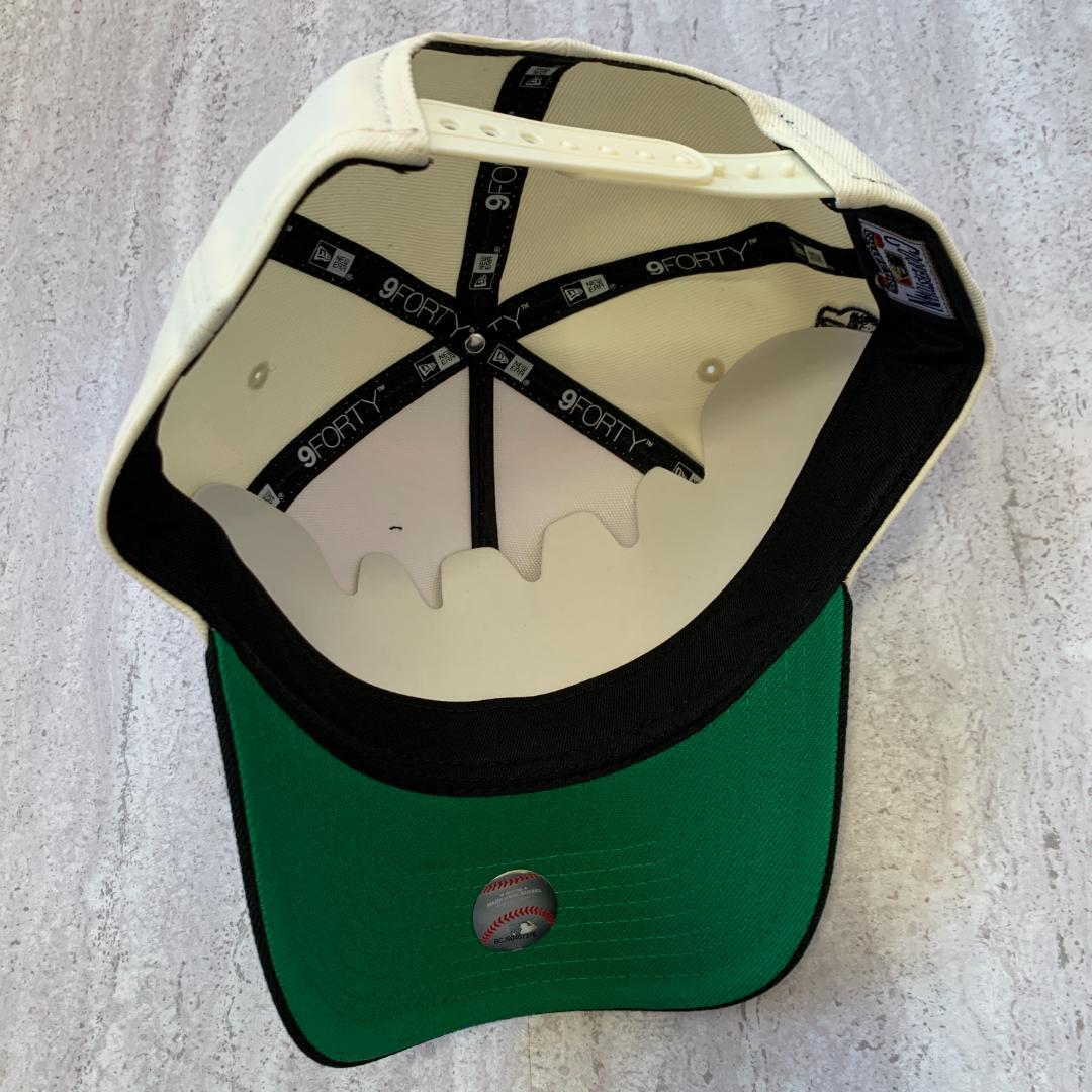 海外限定 LA ニューエラ ドジャース 逆ロゴ ホワイト ブラック