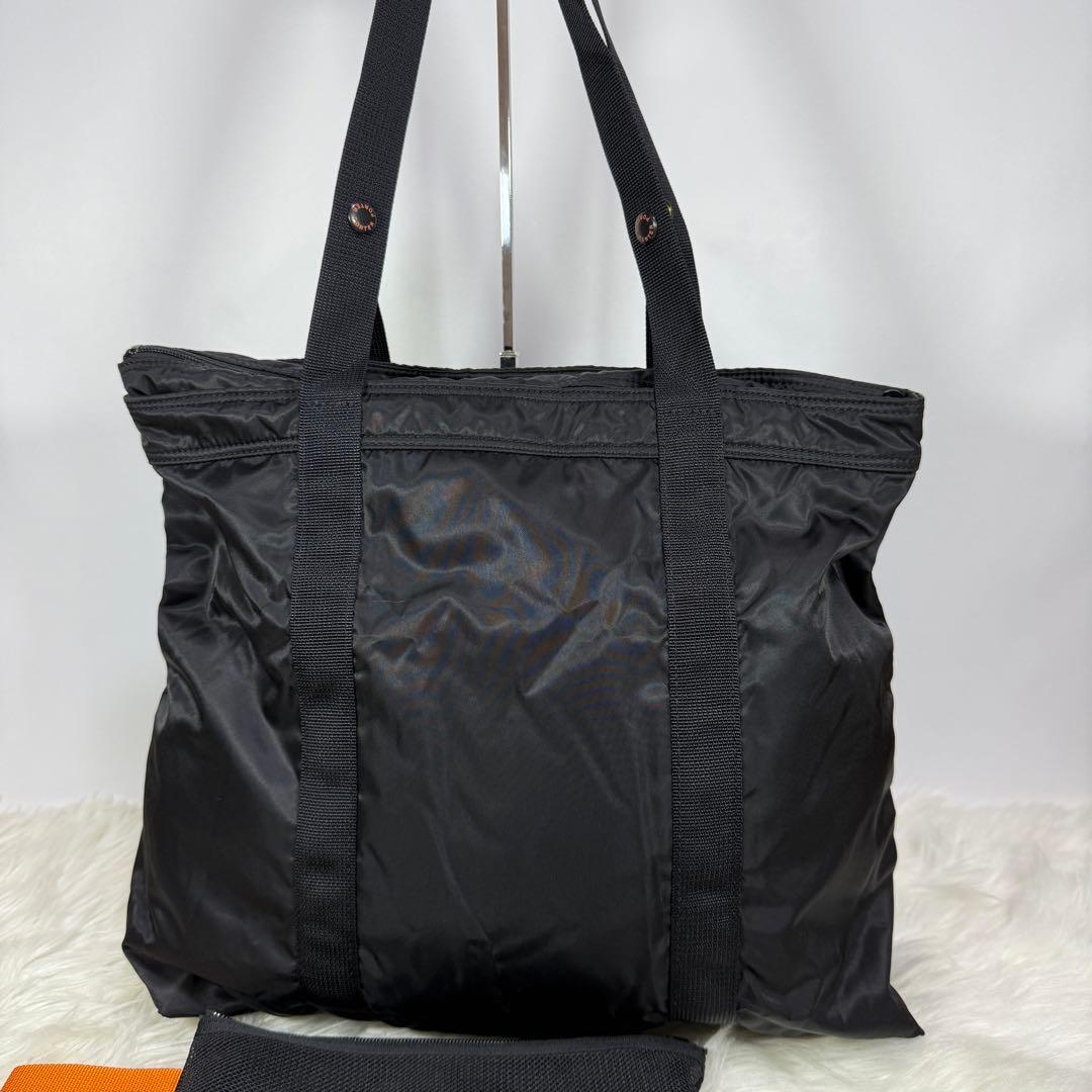[未使用級] PORTER ANA 飛行機内限定 パッカブルトートバッグ 黒