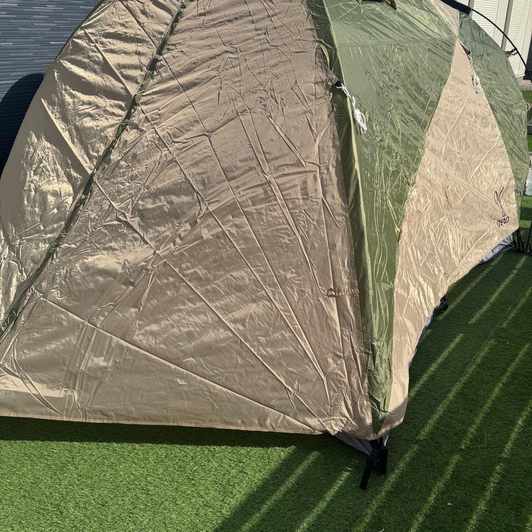 美品　DOD THE TENT L カーキ ファミリーテント
