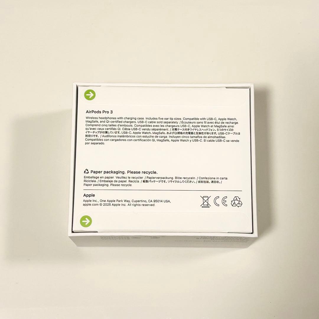 【最新モデル/新品】AirPods Pro 3 (USB-C対応)