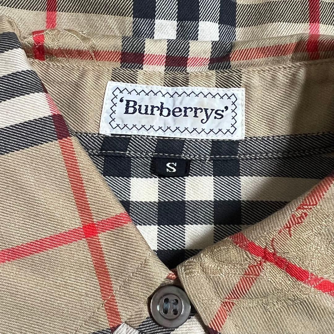 90s burberrys（バーバリー）ノバチェック シャツ/S/ノバチェック
