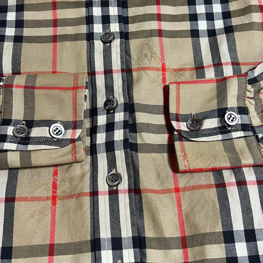 90s burberrys（バーバリー）ノバチェック シャツ/S/ノバチェック