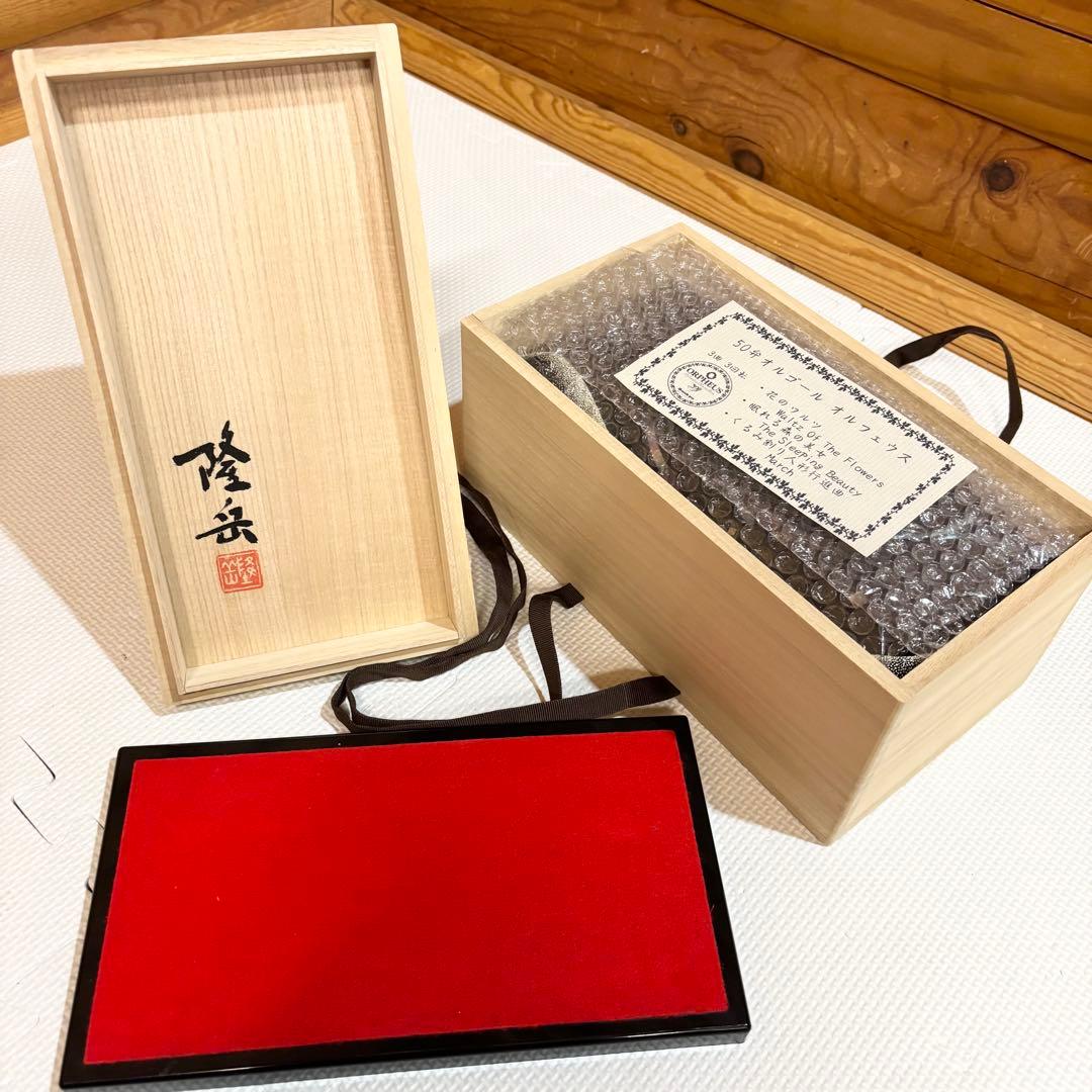 【希少】SANKYO 宮原隆岳 ORPHEUS オルゴール 50弁 螺鈿 漆器