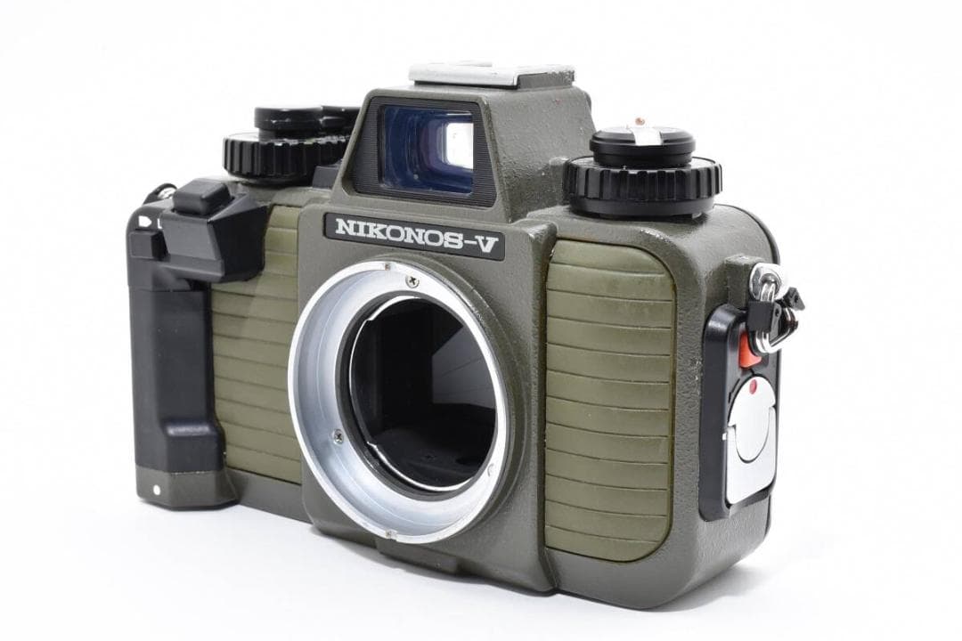 【シャッターOK】Nikon NIKONOS-V オリーブグリーン 水中カメラ