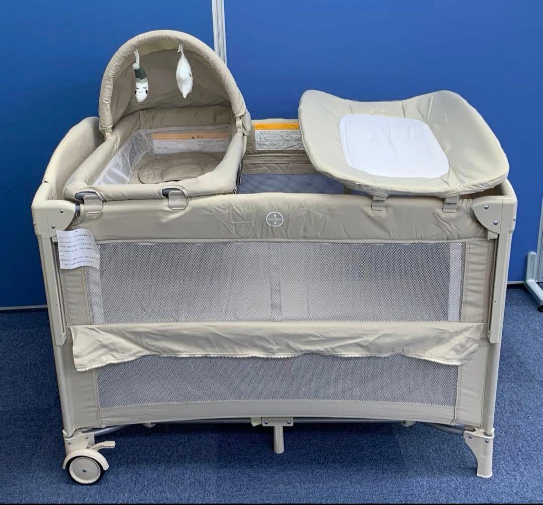 0120-0010 B多機能ベビーベッド 折り畳み式プレイヤード