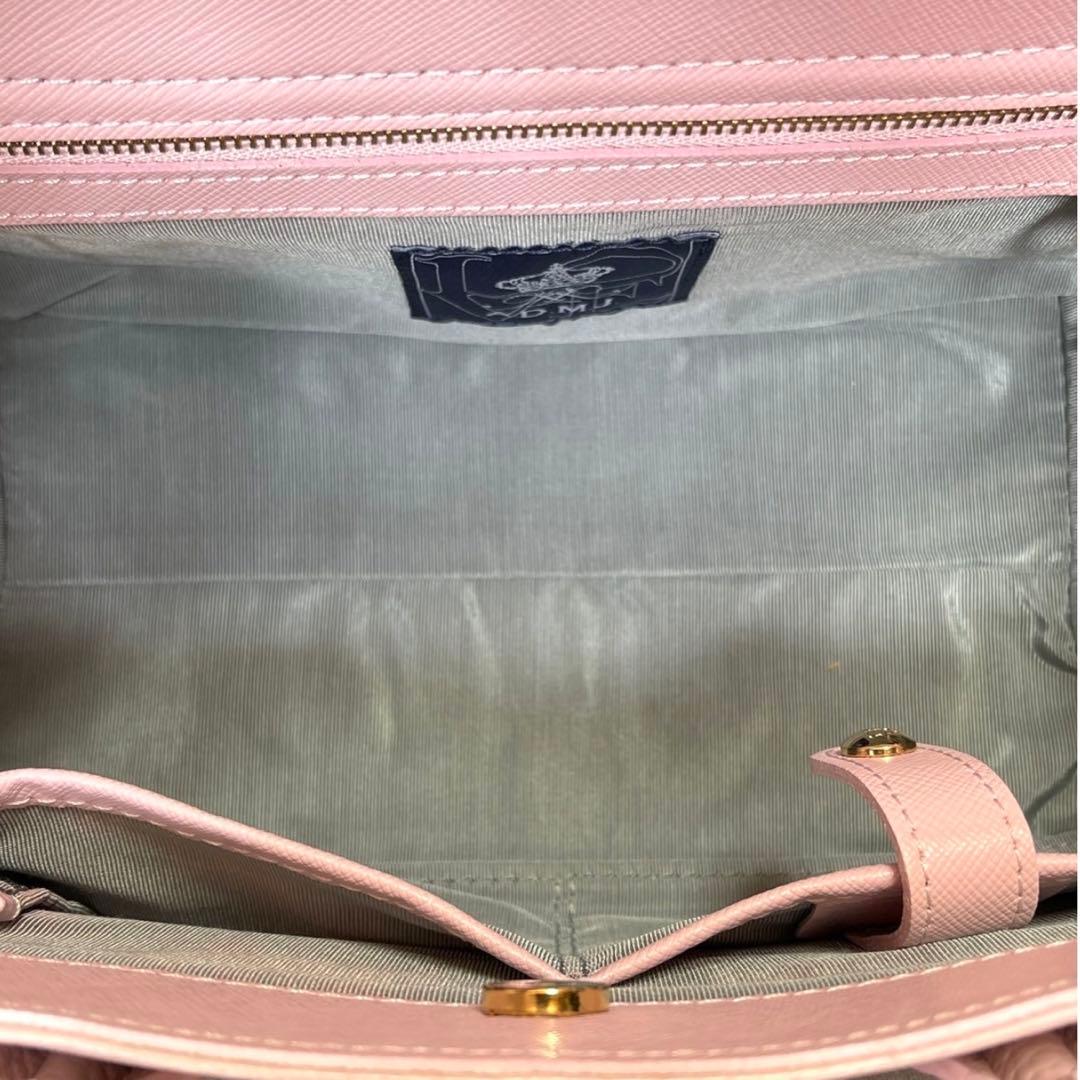 専用品A.D.M.J ザ・ビー ベビーピンク 2WAY ミニ ハンドバッグ