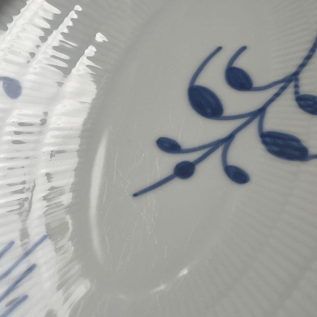 ロイヤルコペンハーゲンブルーフルーテッド メガ オーバルディッシュ 28cm5枚