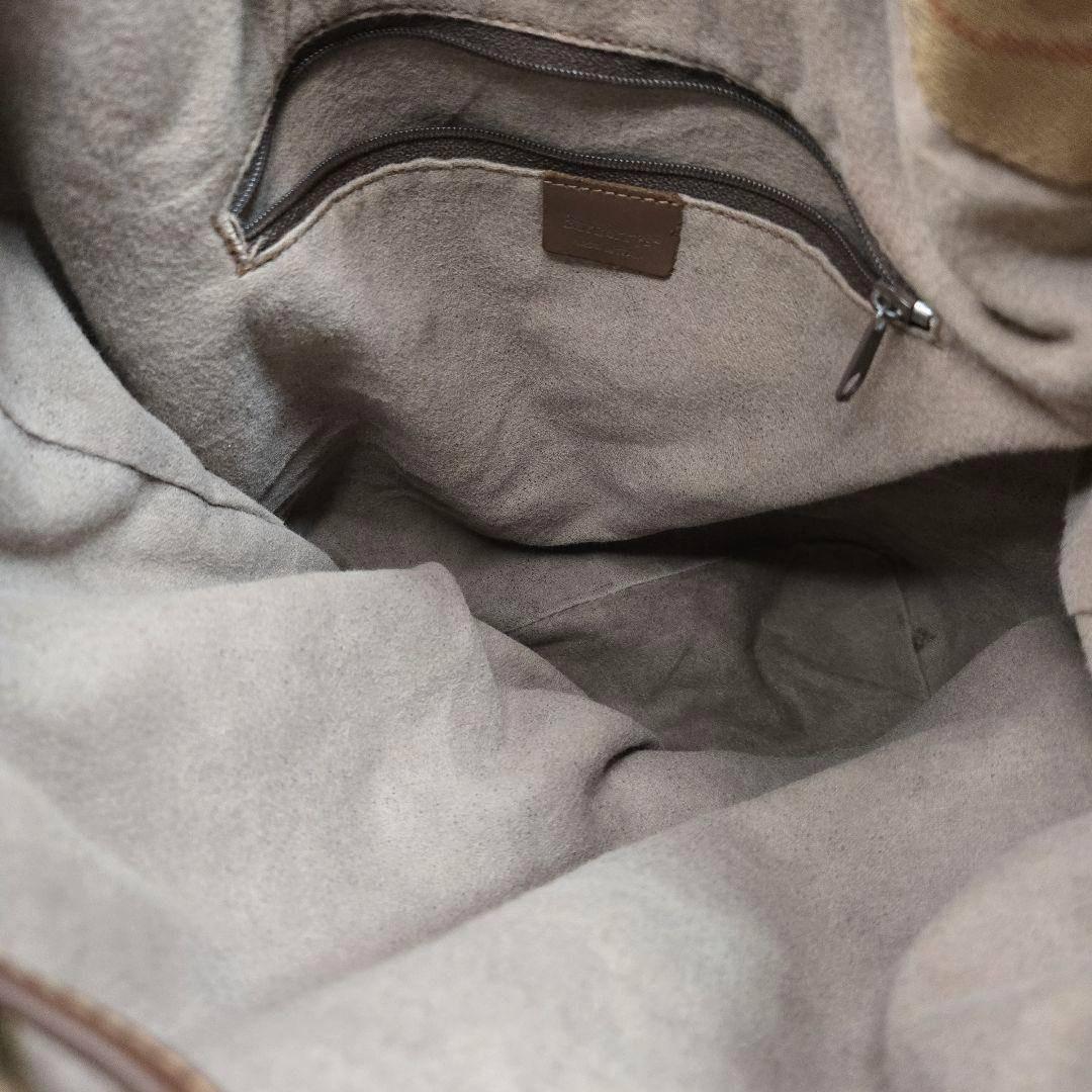 BURBERRY 巾着 ショルダーバッグ シャドーホース ノバチェック